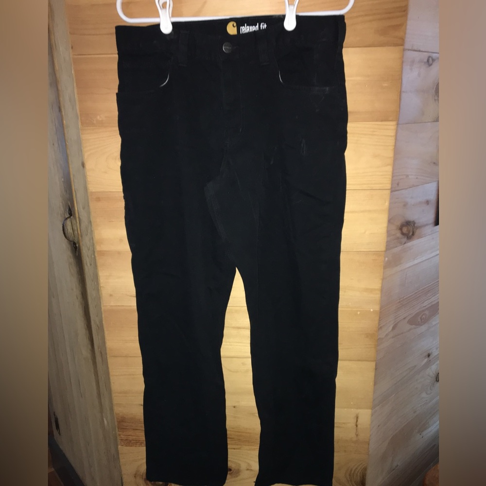 Carharrt mens 32 x 30 Black Pants Relaxed Fit never worn